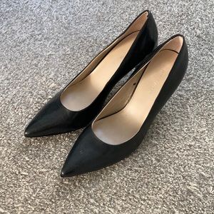 Nine West black high heels